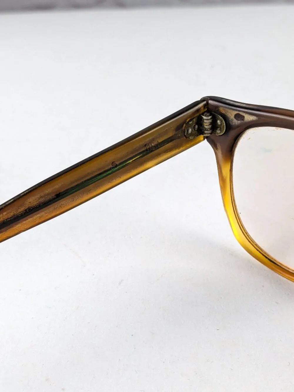 Vintage acetate brown